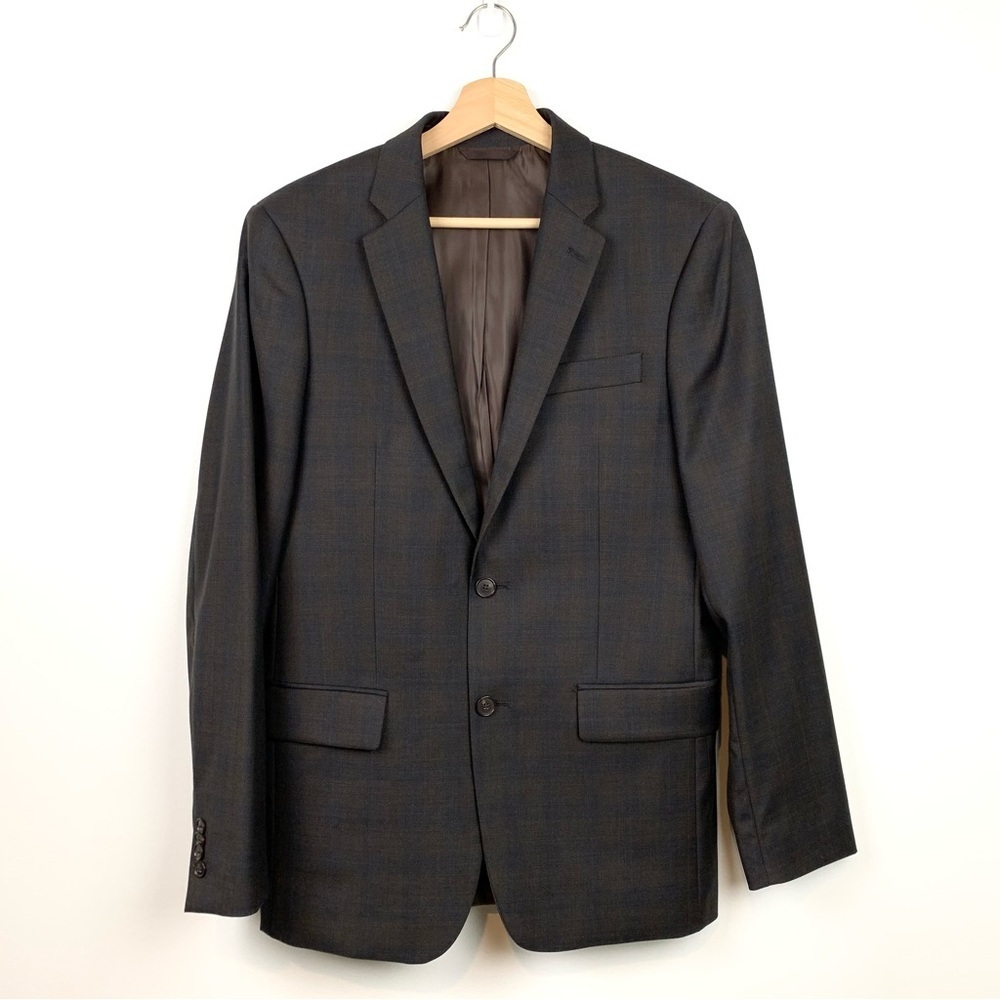 Michael Kors x Loro Piana Blazer Four Seasons Super 130’s Wool Size 38R Brown